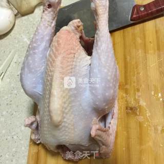 五彩缤纷烤鸡的做法步骤：1
