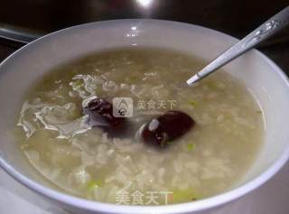 糯米银耳爽味粥的做法步骤：3