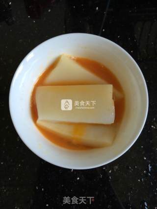 蛋煎年糕的做法步骤：4