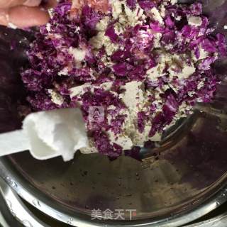 紫甘蓝豆腐馅的做法步骤：5