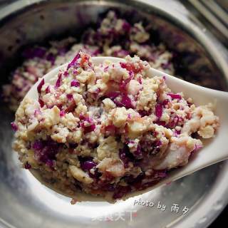 紫甘蓝豆腐馅的做法步骤：7