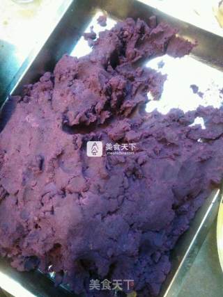 香酥紫薯卷的做法步骤：1