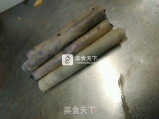 香酥紫薯卷的做法步骤：5