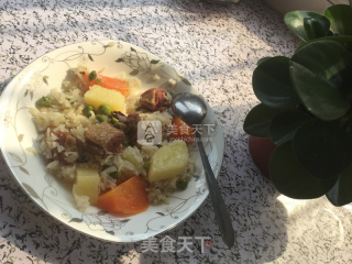 懒人腊鸭电饭锅焗饭的做法步骤：14