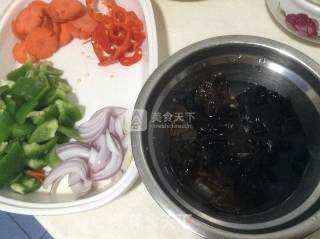 四色菜的做法步骤：1