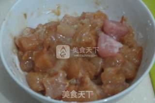 尖椒三色鸡丁的做法步骤：4