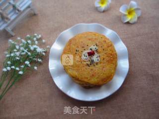 香辣南瓜丝饼的做法步骤：8