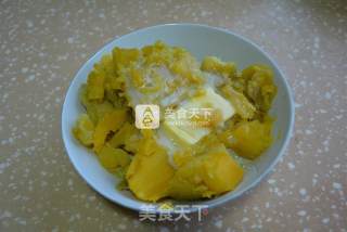 芝士焗红薯的做法步骤：4