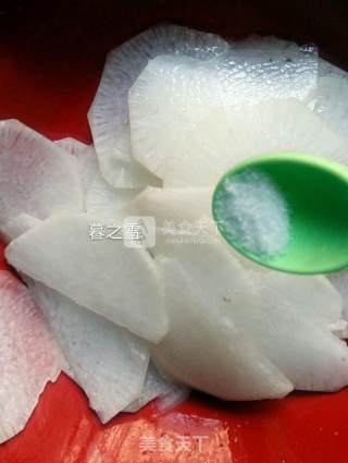 白玉萝卜的做法步骤：3