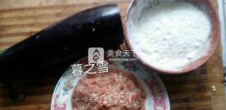炸茄盒的做法步骤：1