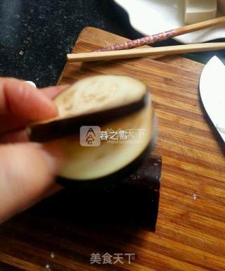 炸茄盒的做法步骤：2