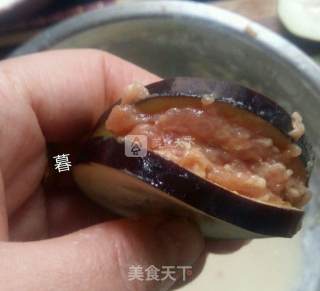 炸茄盒的做法步骤：5