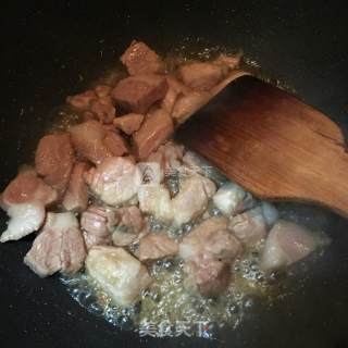 糖醋肉块的做法步骤：4