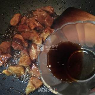 糖醋肉块的做法步骤：8