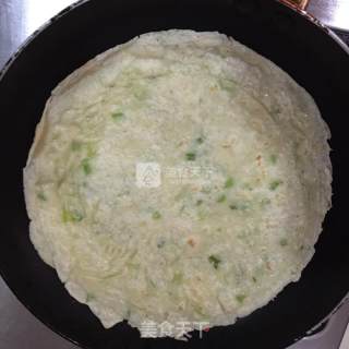 芹菜鸡蛋饼的做法步骤：8