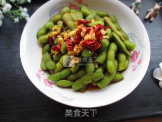 麻辣凉拌毛豆的做法步骤：9