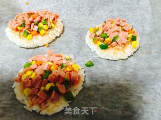 米饭披萨的做法步骤：6