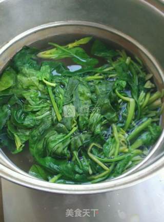 蚝油菠菜的做法步骤：1
