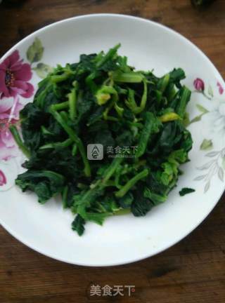 蚝油菠菜的做法步骤：3
