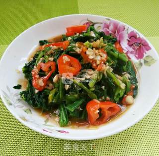 蚝油菠菜的做法步骤：7