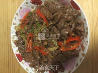 生炒鸡胗的做法步骤：7