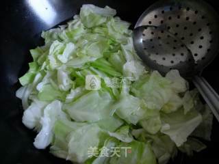 素炒卷心菜的做法步骤：4