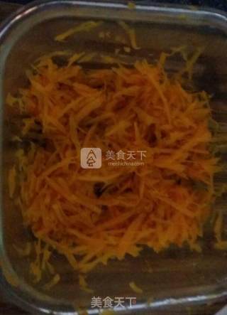 南瓜丝饼的做法步骤：2