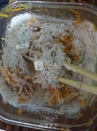 南瓜丝饼的做法步骤：3