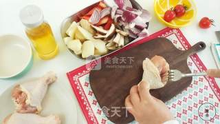 蒜香鸡腿一厨作铸铁锅版的做法步骤：1