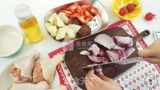蒜香鸡腿一厨作铸铁锅版的做法步骤：2