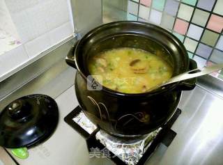 粗粮蔬菜鲜虾粥的做法步骤：11