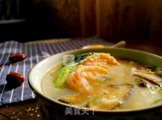 粗粮蔬菜鲜虾粥的做法步骤：13