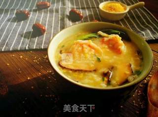 粗粮蔬菜鲜虾粥的做法步骤：15