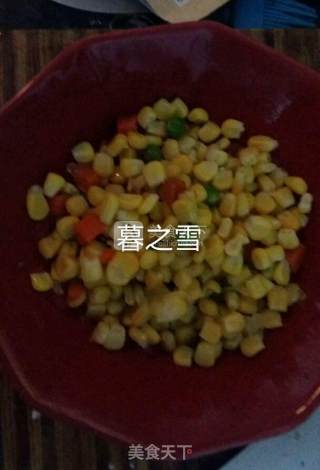 清炒玉米青豆粒的做法步骤：1