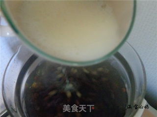 红豆薏米牛奶粥的做法步骤：6