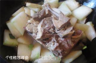 盐水鸭炖冬瓜的做法步骤：4