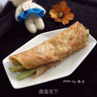 鸡蛋手抓饼的做法步骤：9