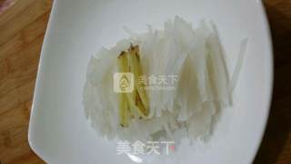 萝卜丝蛎蝗汤的做法步骤：2
