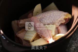 鲜甜美味【冬笋炖鸡】的做法步骤：3