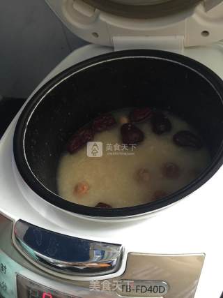 无花果红枣二米粥的做法步骤：6