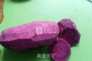 紫薯西米露的做法步骤：1