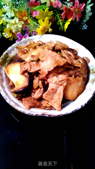香菇炒肉片的做法步骤：12