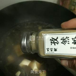 豆腐牛血汤的做法步骤：6