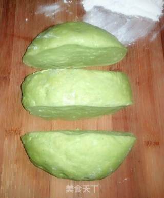 手擀菠菜面的做法步骤：7