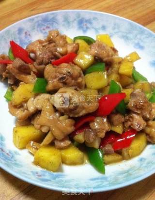 芒果鸡的做法步骤：5