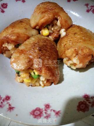 鸡翅包饭的做法步骤：8