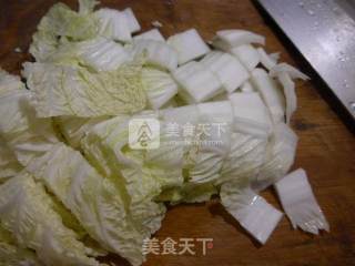 咖喱白菜三色年糕果的做法步骤：2