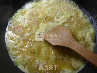 咖喱白菜三色年糕果的做法步骤：5