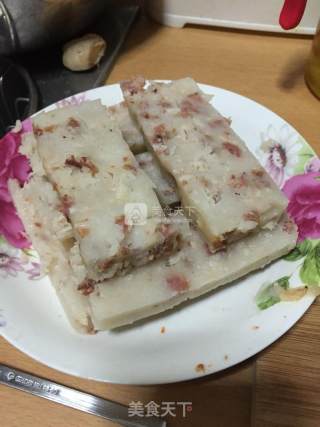 广式腊味萝卜糕的做法步骤：3