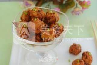 炸丸子的做法步骤：12